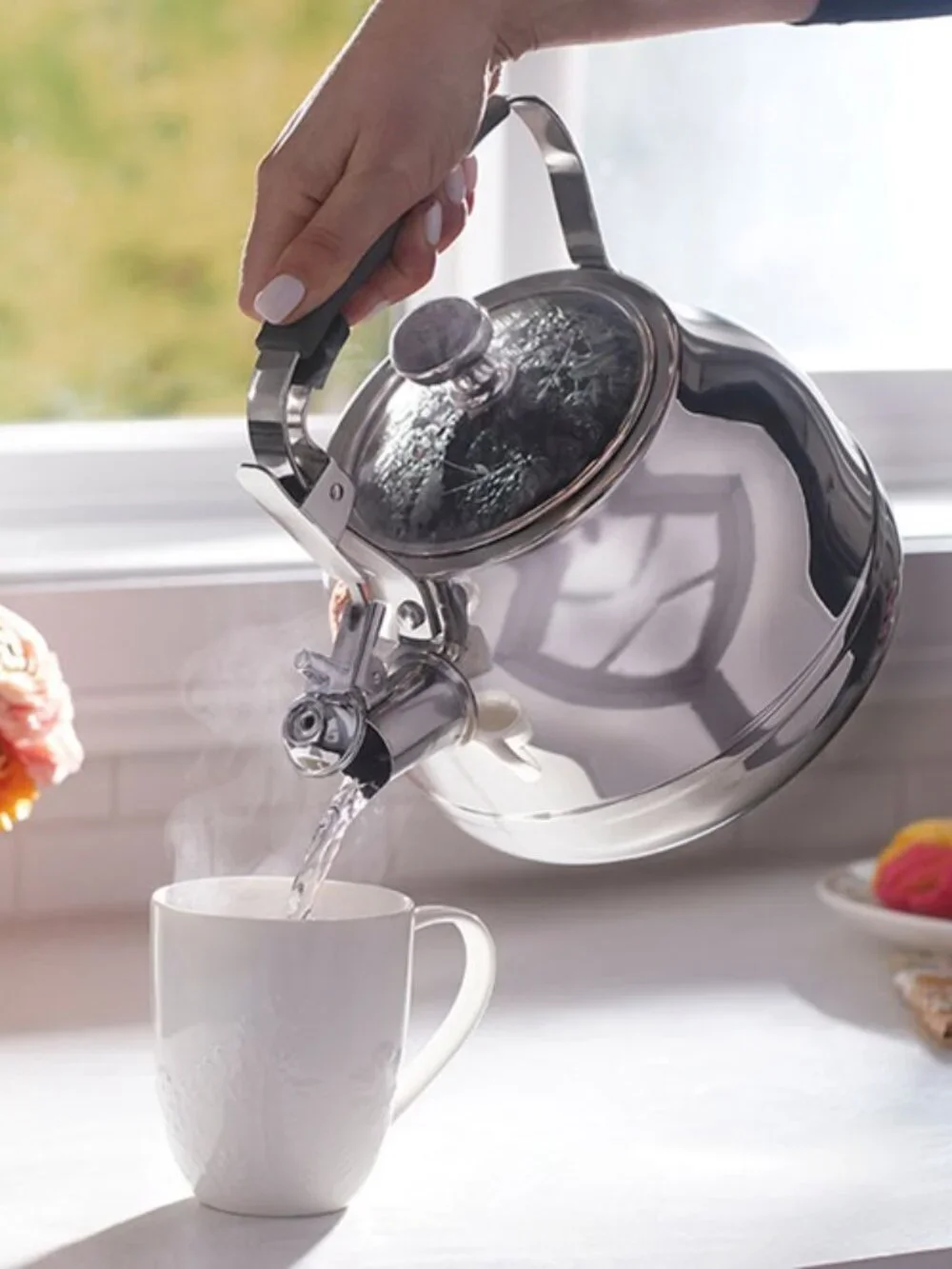 Princess Heritage® Stainless Steel Cookware Whistling Kettle 10365